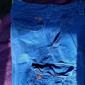Hollister button fly cargo shorts